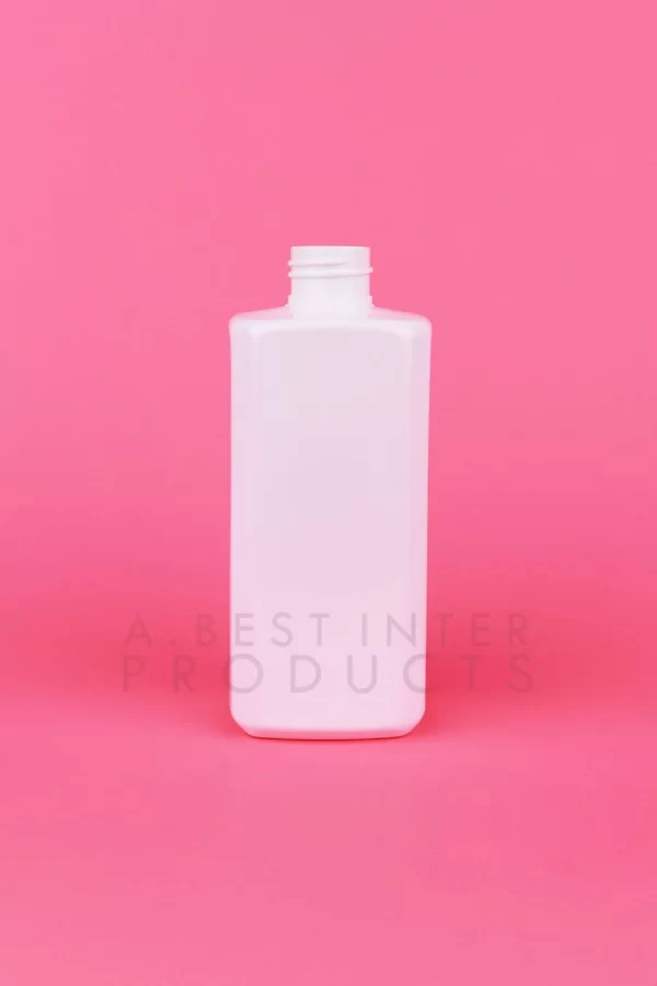 Transparent Square Cosmetic Bottle 250 ml
