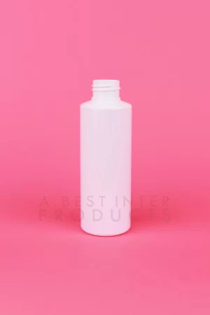 White Round Cosmetic Bottle 120 ml