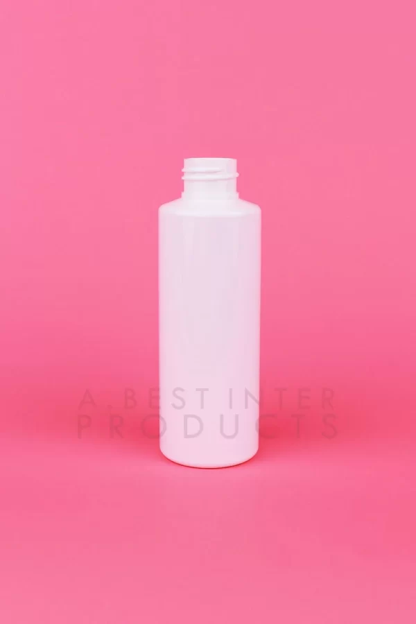 White Round Cosmetic Bottle 120 ml