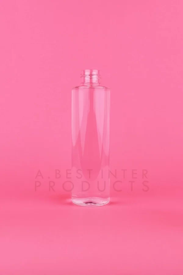 White Round Cosmetic Bottle 150 ml